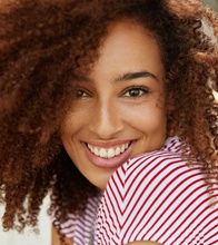 Woman with healthy smile