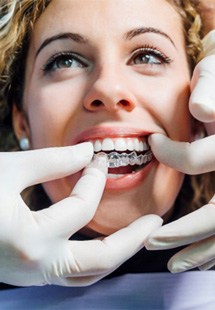 patient getting Invisalign 