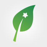 green cartoon leaf